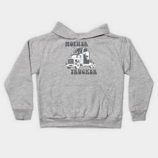 mother trucker Kids Hoodie